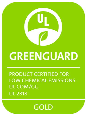 UL GREENGUARD Gold certified