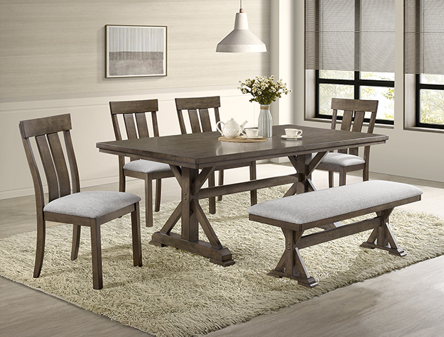 Dining room furniture — table, chairs, and bench sets at BoxDrop of Angola