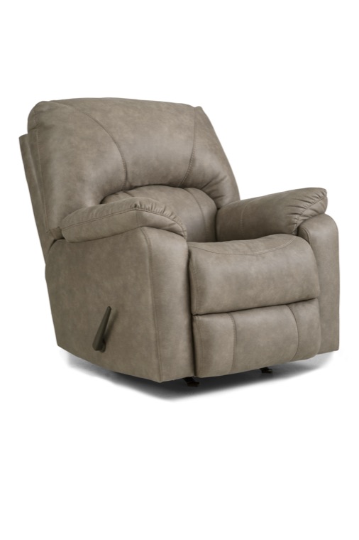 Taupe rocker recliner, brand new in plastic, at BoxDrop of Angola